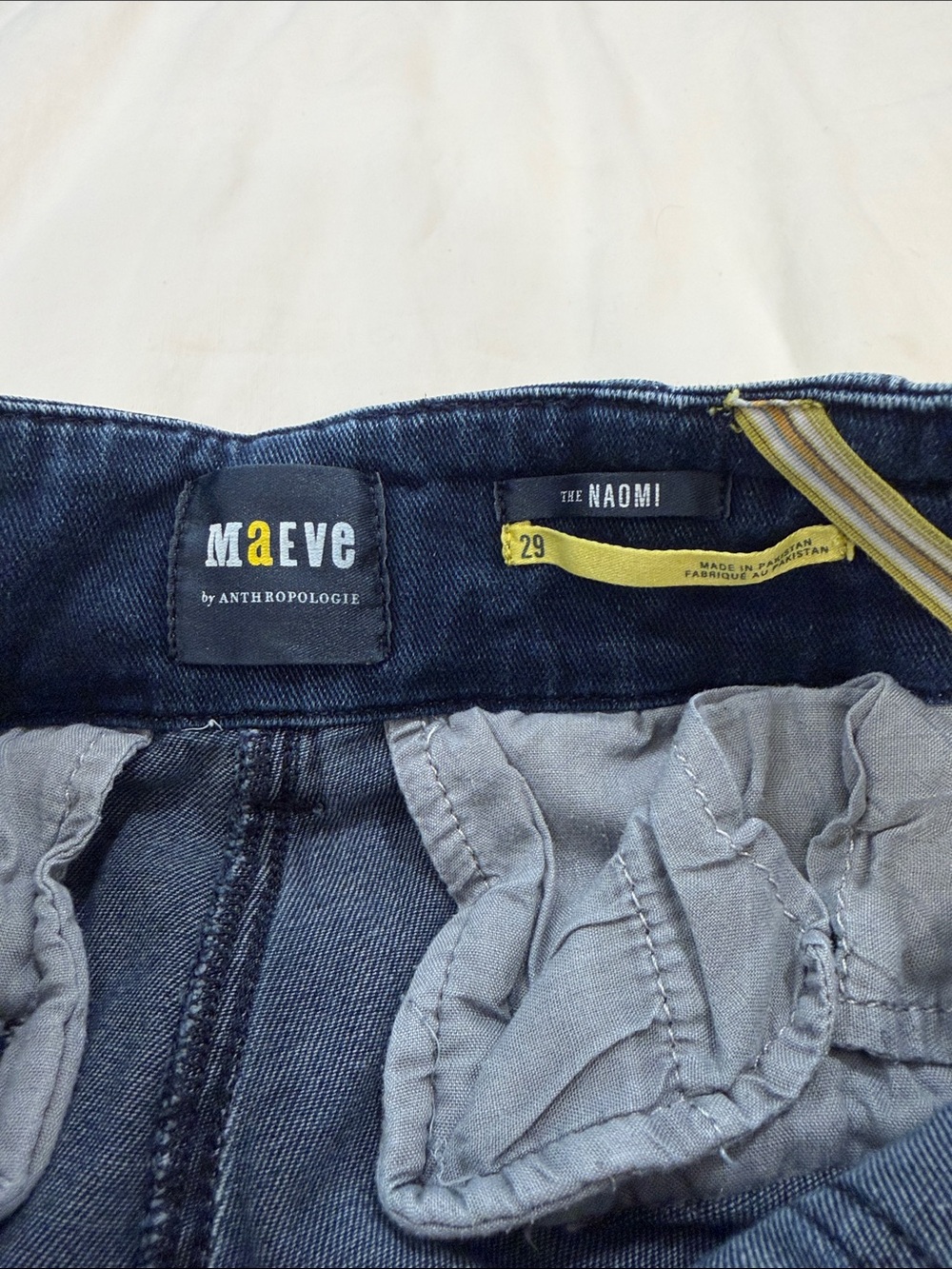 Maeve by Anthropologie - the Naomi Jean - Dark indigo Wide-Leg High-Rise Jeans - Picture 3 of 4